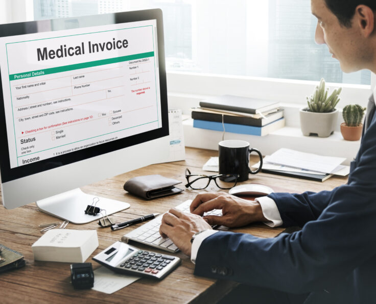 Medical Invoice Document Form Patient Concept